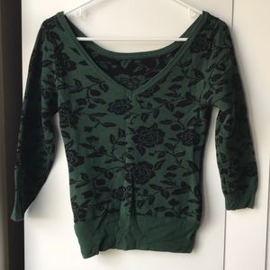 Collectif Vintage dark green sweater